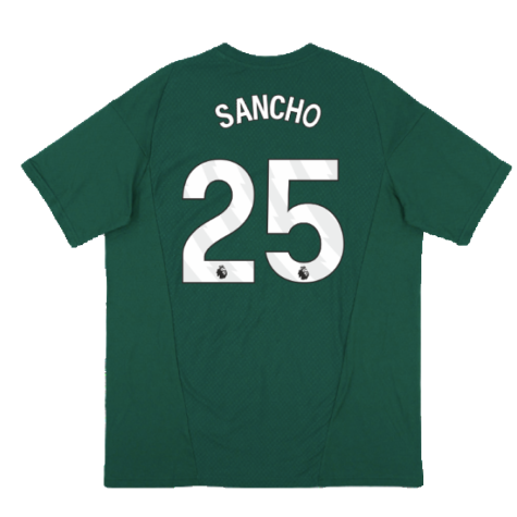 2023-2024 Man Utd Training Tee (Green) (Sancho 25)