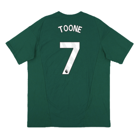 2023-2024 Man Utd Training Tee (Green) (Toone 7)