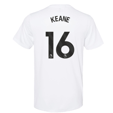 2023-2024 Man Utd Training Tee (White) (Keane 16)