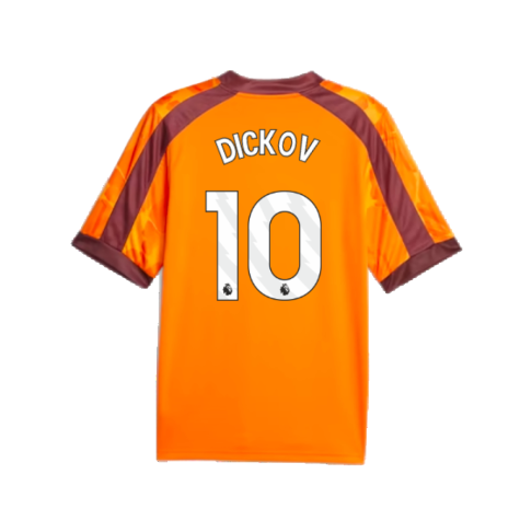 2023-2024 Manchester City eSports Jersey (Orange) (DICKOV 10)