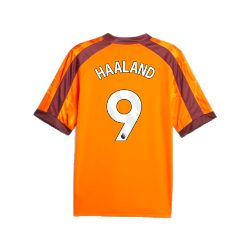 2023-2024 Manchester City eSports Jersey (Orange) (HAALAND 9)