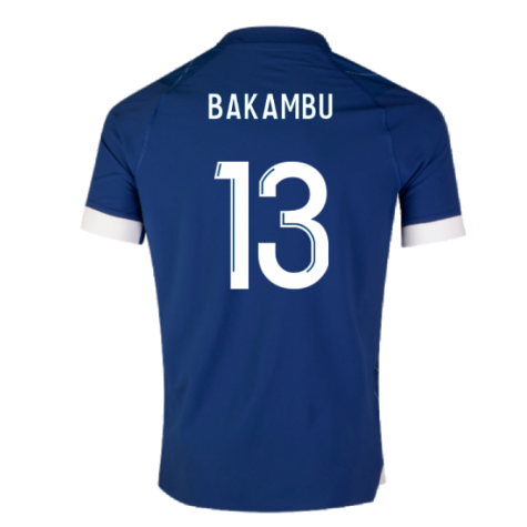 2023-2024 Marseille Authentic Away Shirt (Bakambu 13)