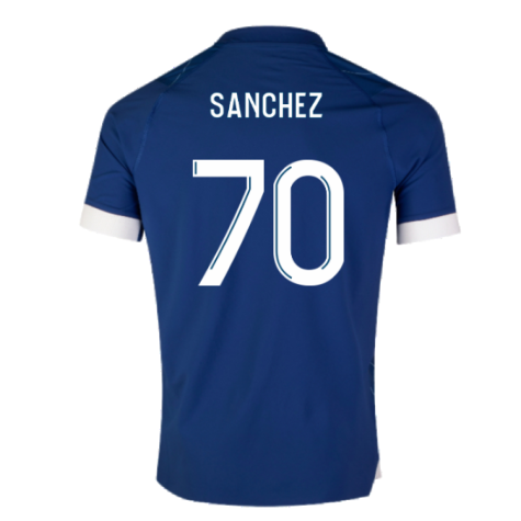 2023-2024 Marseille Authentic Away Shirt (Sanchez 70)