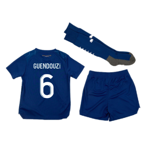 2023-2024 Marseille Away Mini Kit (Guendouzi 6)