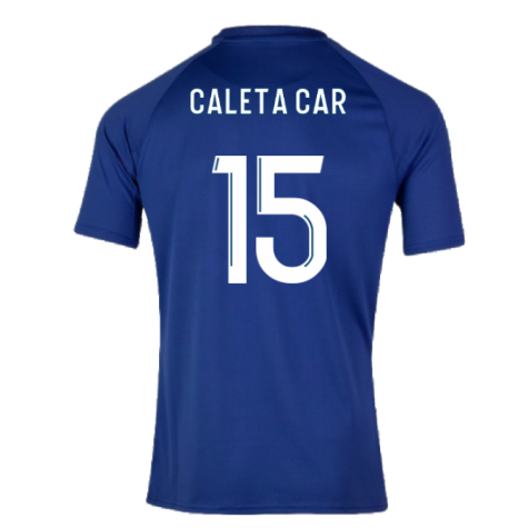 2023-2024 Marseille Pre-Match Jersey (Blue) (Caleta Car 15)