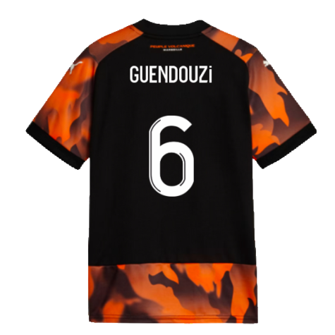 2023-2024 Marseille Third Shirt (Kids) (Guendouzi 6)