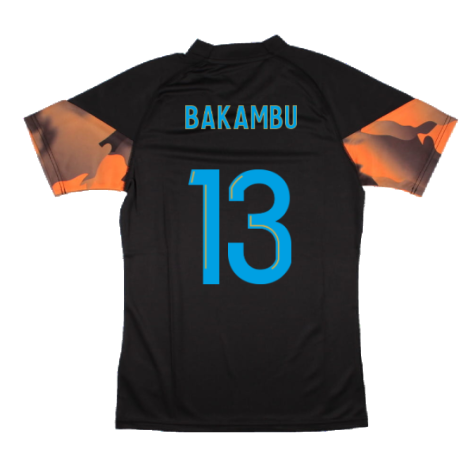 2023-2024 Marseille Training Jersey (Black) (Bakambu 13)