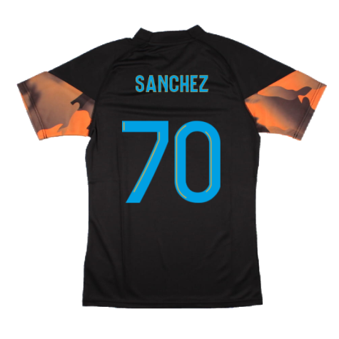 2023-2024 Marseille Training Jersey (Black) (Sanchez 70)