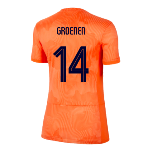 2023-2024 Netherlands WWC Home Shirt (Ladies) (Groenen 14)