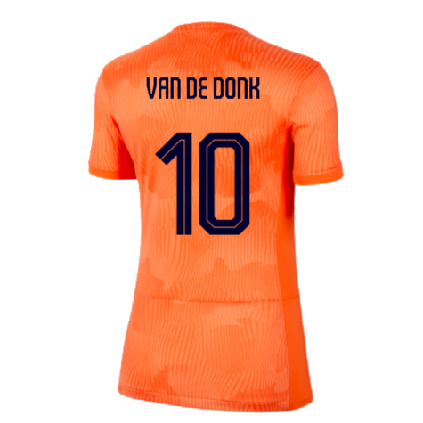 2023-2024 Netherlands WWC Home Shirt (Ladies) (Van De Donk 10)