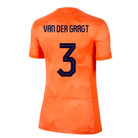 2023-2024 Netherlands WWC Home Shirt (Ladies) (Van Der Gragt 3)