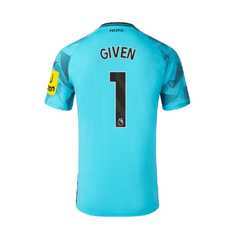 2023-2024 Newcastle Away Goalkeeper Shirt (Blue) - Kids (GIVEN 1)