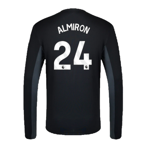 2023-2024 Newcastle Coaches Training Long Sleeve Tee (Black) (Almiron 24)