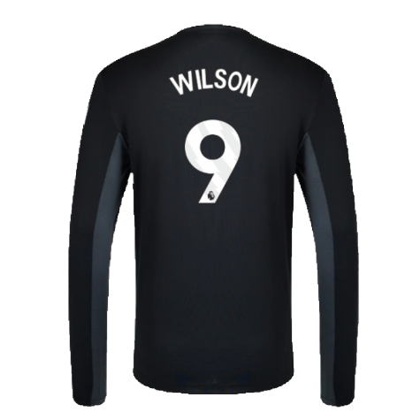 2023-2024 Newcastle Coaches Training Long Sleeve Tee (Black) (Wilson 9)