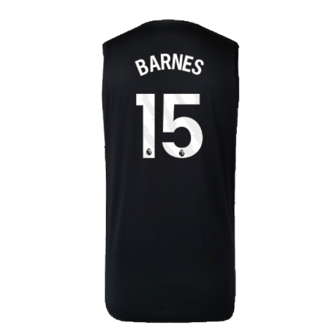 2023-2024 Newcastle Coaches Training Vest (Black) (Barnes 15)