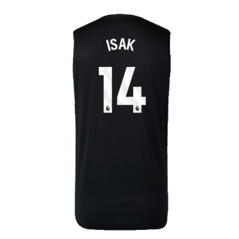 2023-2024 Newcastle Coaches Training Vest (Black) (Isak 14)