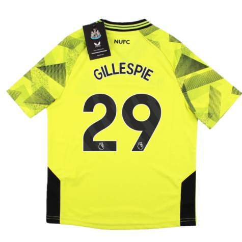 2023-2024 Newcastle Home Goalkeeper Shirt (Yellow) - Kids (GILLESPIE 29)