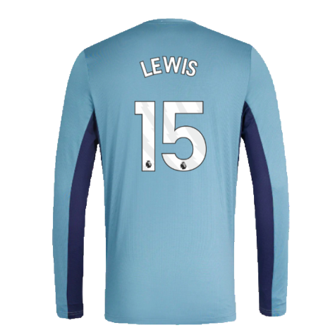 2023-2024 Newcastle Players Training Long Sleeve Tee (Bluestone) (Lewis 15)