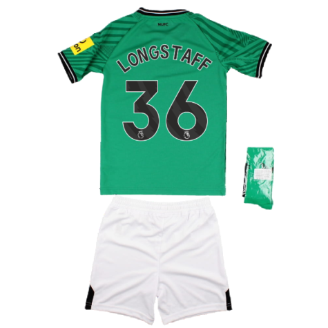 2023-2024 Newcastle United Away Mini Kit (Longstaff 36)