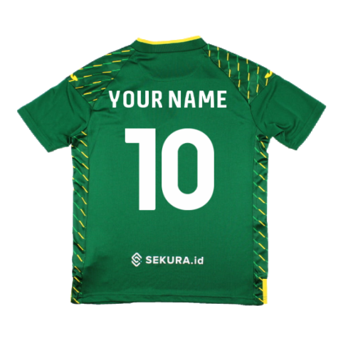 2023-2024 Norwich City Away Shirt (Kids) (Your Name)