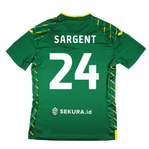 2023-2024 Norwich City Away Shirt (Sargent 24)