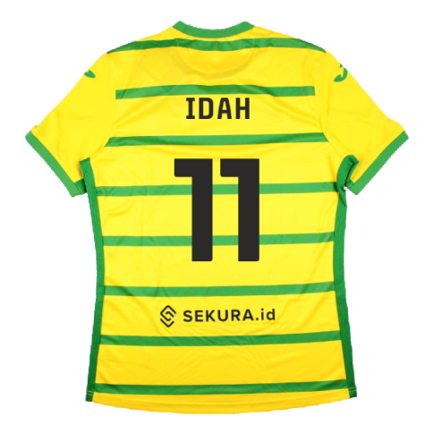 2023-2024 Norwich City Home Shirt (Idah 11)