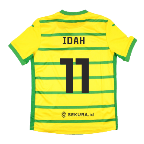 2023-2024 Norwich City Home Shirt (Kids) (Idah 11)