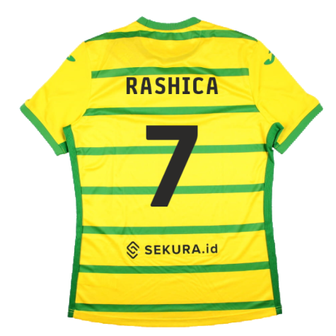 2023-2024 Norwich City Home Shirt (Rashica 7)