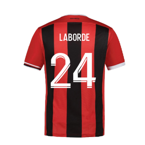 2023-2024 OGC Nice Home Shirt (Kids) (Laborde 24)