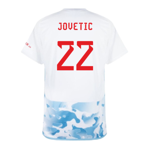 2023-2024 Olympiakos Away Shirt (Jovetic 22)