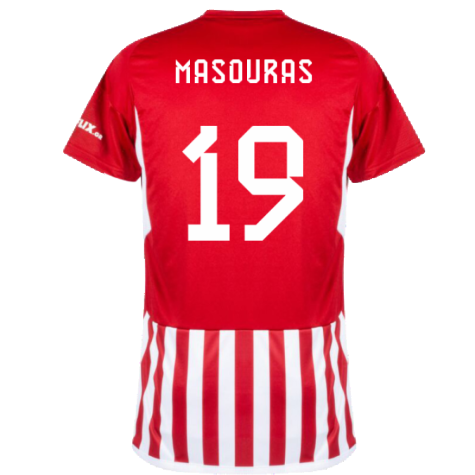 2023-2024 Olympiakos Home Shirt (Masouras 19)