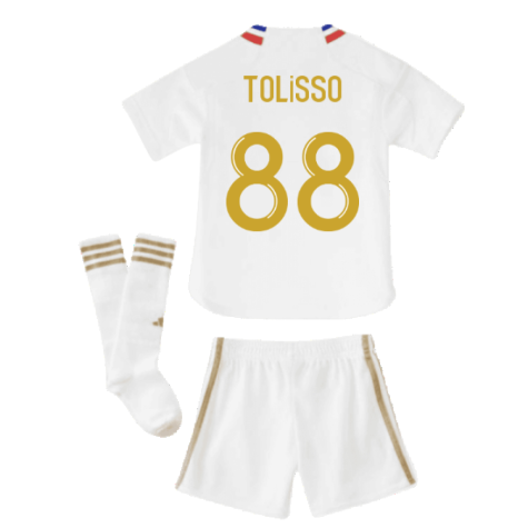 2023-2024 Olympique Lyon Home Mini Kit (Tolisso 88)