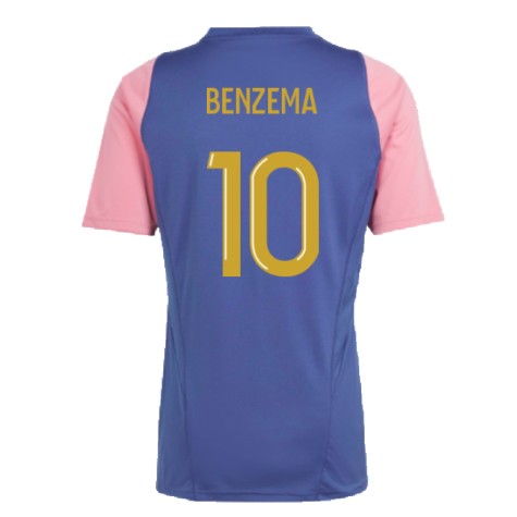 2023-2024 Olympique Lyon Training Jersey (Navy) (Benzema 10)