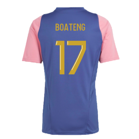 2023-2024 Olympique Lyon Training Jersey (Navy) (Boateng 17)