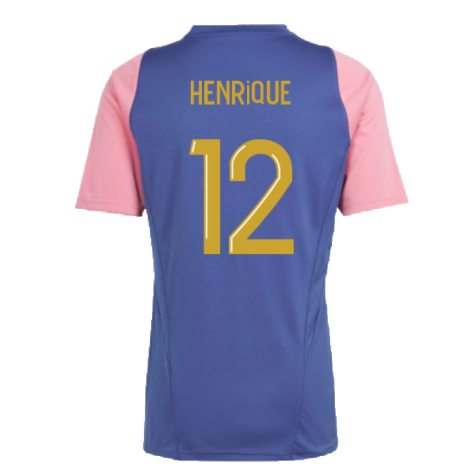 2023-2024 Olympique Lyon Training Jersey (Navy) (Henrique 12)