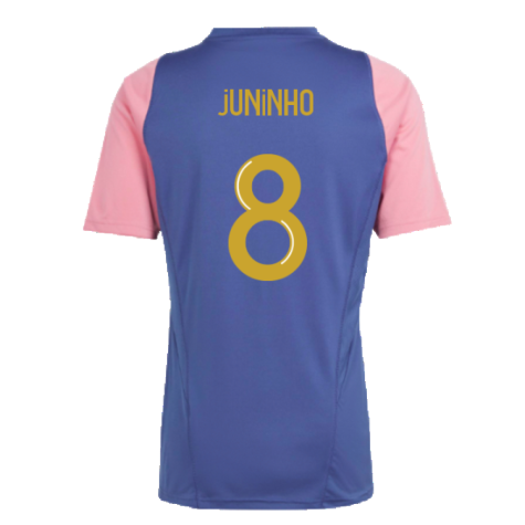 2023-2024 Olympique Lyon Training Jersey (Navy) (Juninho 8)