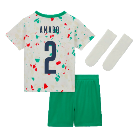 2023-2024 Portugal Away Infants Baby Kit (Amado 2)