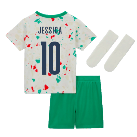 2023-2024 Portugal Away Infants Baby Kit (Jessica 10)