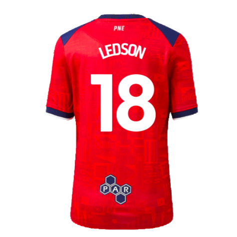 2023-2024 Preston North End Away Shirt (Kids) (Ledson 18)