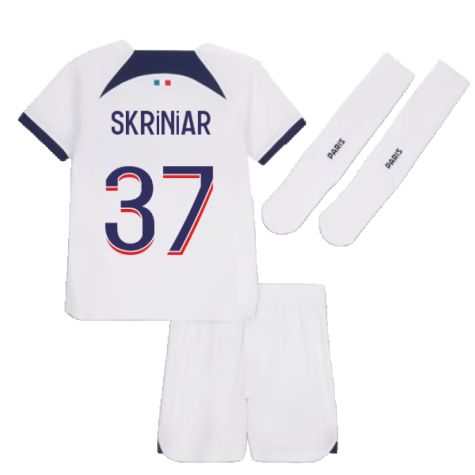 2023-2024 PSG Away Little Boys Mini Kit (Skriniar 37)