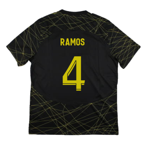 2023-2024 PSG Fourth Shirt (Sergio Ramos 4)