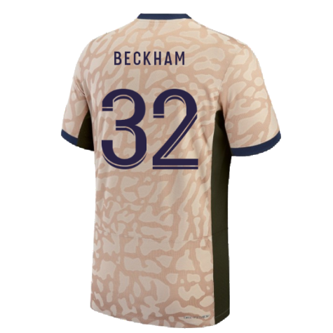 2023-2024 PSG Fourth Vapor Football Shirt (Beckham 32)