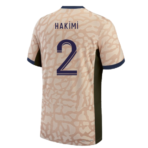 2023-2024 PSG Fourth Vapor Football Shirt (Hakimi 2)