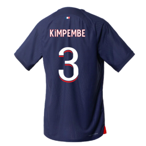 2023-2024 PSG Home Match Authentic Shirt (Kimpembe 3)