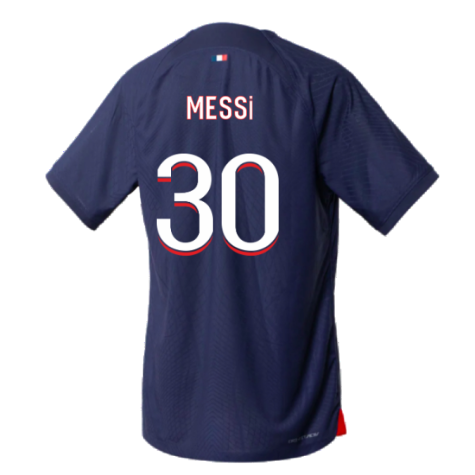 2023-2024 PSG Home Match Authentic Shirt (Messi 30)