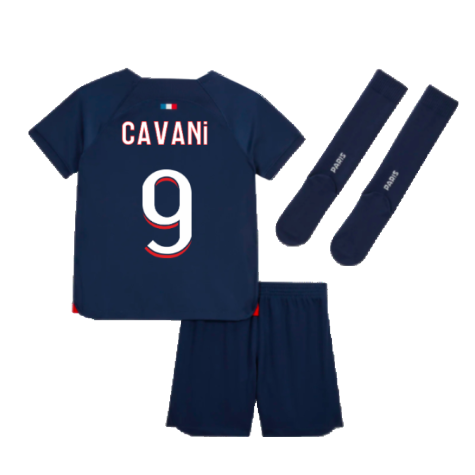 2023-2024 PSG Home Mini-Kit (Cavani 9)