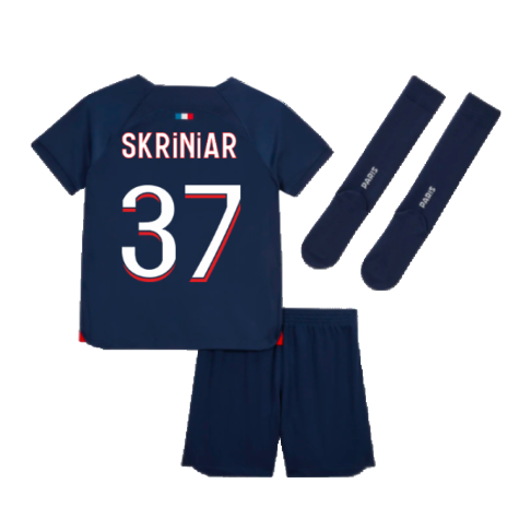 2023-2024 PSG Home Mini-Kit (Skriniar 37)