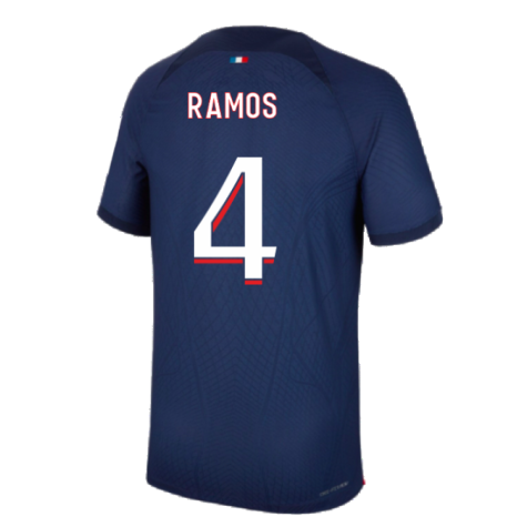 2023-2024 PSG Home Shirt (Sergio Ramos 4)