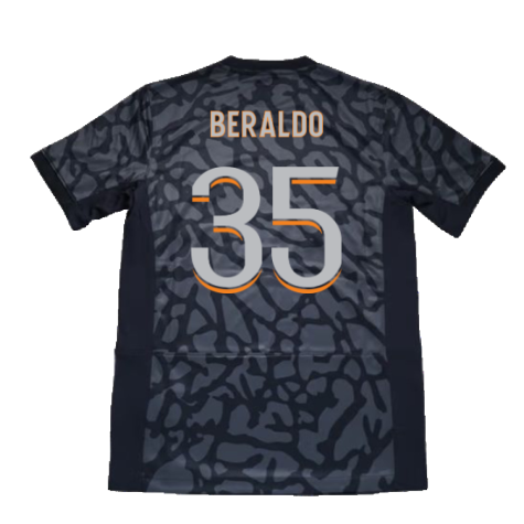 2023-2024 PSG Paris Saint Germain Third Shirt (Beraldo 35)