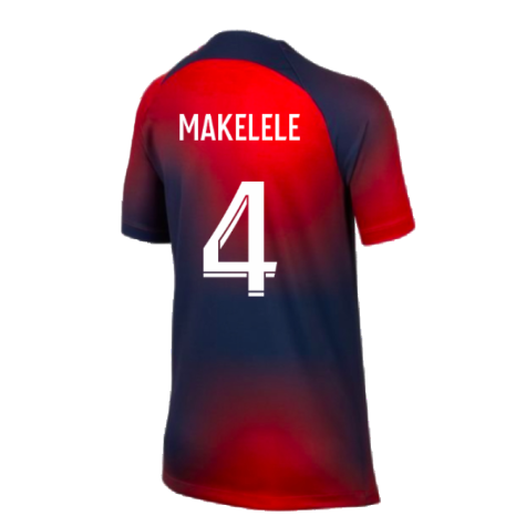 2023-2024 PSG Pre-Match Shirt (Midnight Navy) - Kids (Makelele 4)